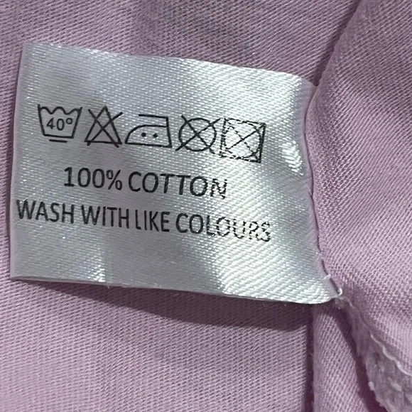 Keyocean Cotton Pink & White XXL women’s Nightgown - Picture 5 of 7